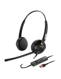 Auriculares USB Arama A802USB con micrófono y cancelación de ruido