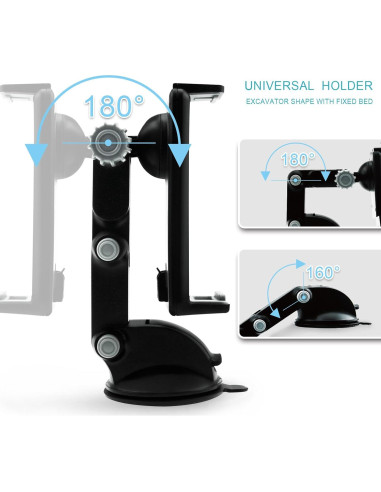 Soporte Universal para Tableta Esoulk en Parabrisas - Ajustable