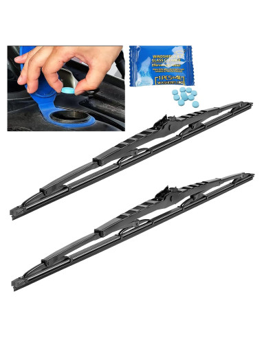 Limpiaparabrisas HOOJUKE 81 cm para RV con ganchos en J y tabletas