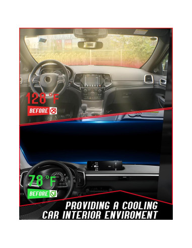 Protector Solar Parabrisas Mekdghro para Rivian R1S 2022-2025