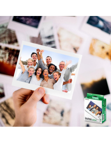 Película Instantánea Fujifilm Instax Wide 20 Hojas ISO 800