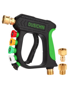 Pistola de Lavado a Presión DUSICHIN DUS2701 con 5 Boquillas