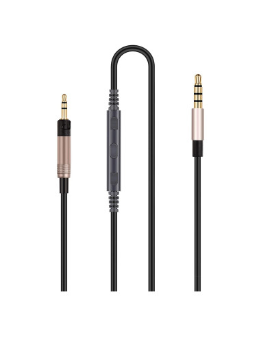 Cable de Reemplazo de Audio Ablet para Auriculares Sennheiser HD6/7/8 DJ con Micrófono