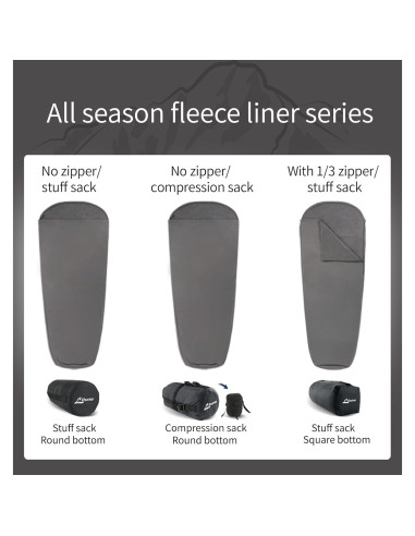 Forro de Saco de Dormir Litume E629 Franela 215x81cm