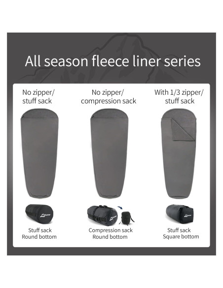 Forro de Saco de Dormir Litume E629 Franela 215x81cm