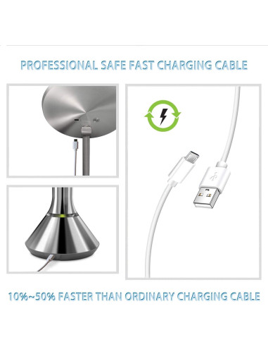 Cable de Carga 1.52m Ama tu yy para Arlo, Wyze, Blink, Yi