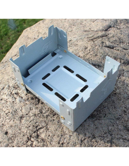 Estufa Portátil Plegable STUBDL para Combustible Sólido 2 Pcs Estufa Portátil Plegable STUBDL para Combustible Sólido 2 Pcs