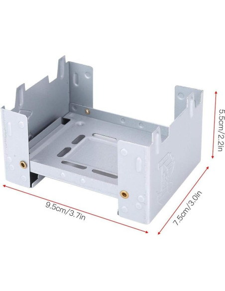 Estufa Portátil Plegable STUBDL para Combustible Sólido 2 Pcs Estufa Portátil Plegable STUBDL para Combustible Sólido 2 Pcs