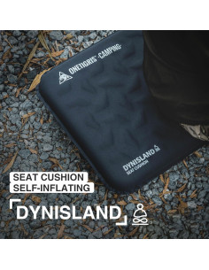 Cojín Inflable OneTigris CE-CQZD01 Negro para Camping y Viajes 2