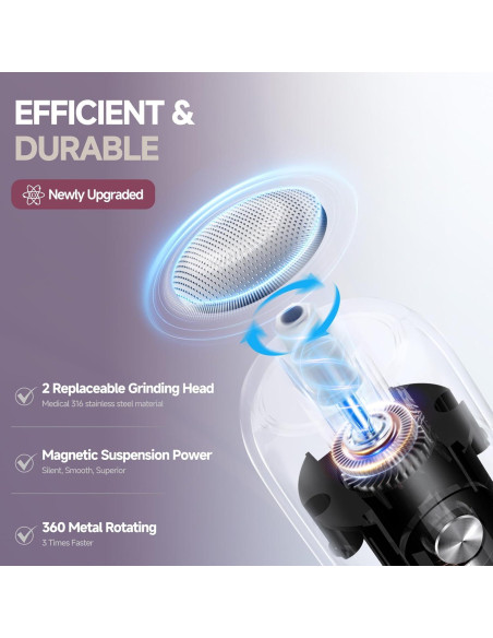 Removedor de Callos Eléctrico CHENGBAITONG Recargable con 2 Cabezas Removedor de Callos Eléctrico CHENGBAITONG Recargable con 2 Cabezas