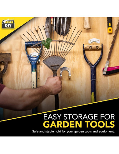 10 Ganchos de Pared Qatao para Almacenamiento de Herramientas