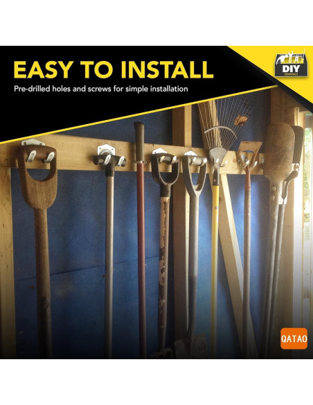 10 Ganchos de Pared Qatao para Almacenamiento de Herramientas