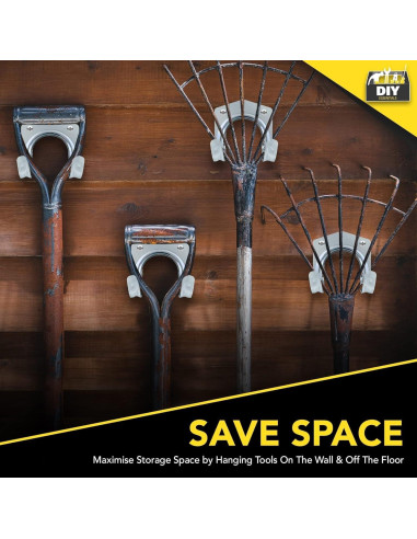 10 Ganchos de Pared Qatao para Almacenamiento de Herramientas