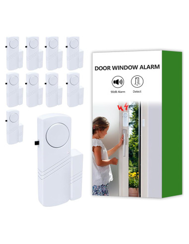 Alarma de Puerta y Ventana FinesHouse 90dB - 10 Paquete