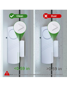 Alarma de Puerta y Ventana FinesHouse 90dB - 10 Paquete 2