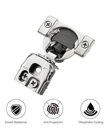 Bisagras de Gabinete de Cocina Ravinte 2 Pack 1" Cierre Suave