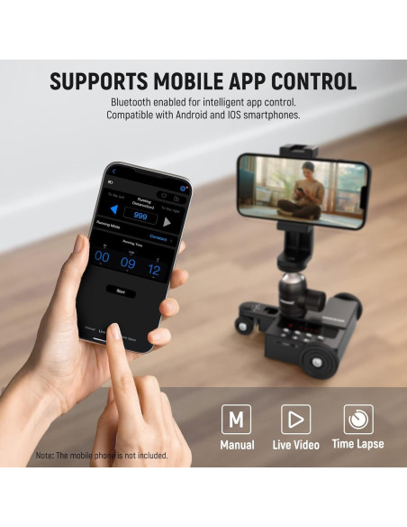Dolly de Cámara Motorizado Neewer DL200 con Control App Dolly de Cámara Motorizado Neewer DL200 con Control App