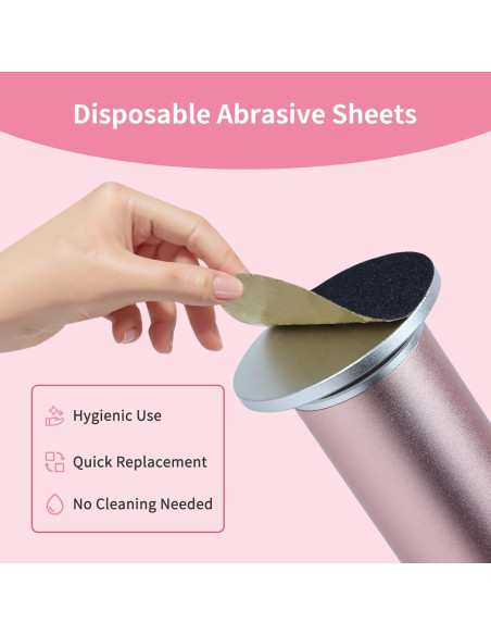 Removedor de Callos Eléctrico APRELM GK-702 Rosa 4.8"