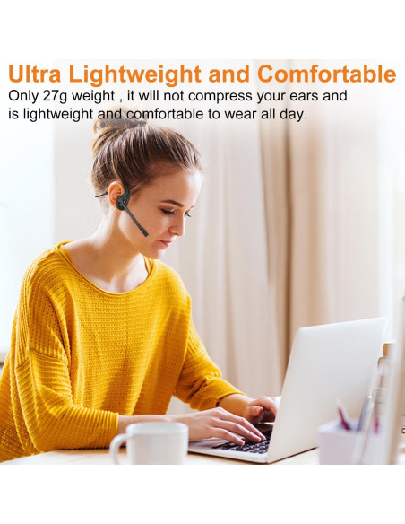 Auricular Inalámbrico Golvery G2 Bluetooth 5.3 con Micrófono Auricular Inalámbrico Golvery G2 Bluetooth 5.3 con Micrófono