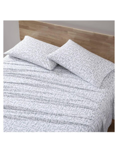 Juego de Sábanas Twin Eddie Bauer 100% Algodón Verde 3 Piezas