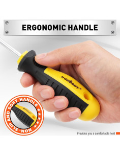 Juego de Destornilladores Magnéticos HORUSDY 11 Piezas con Estuche 2