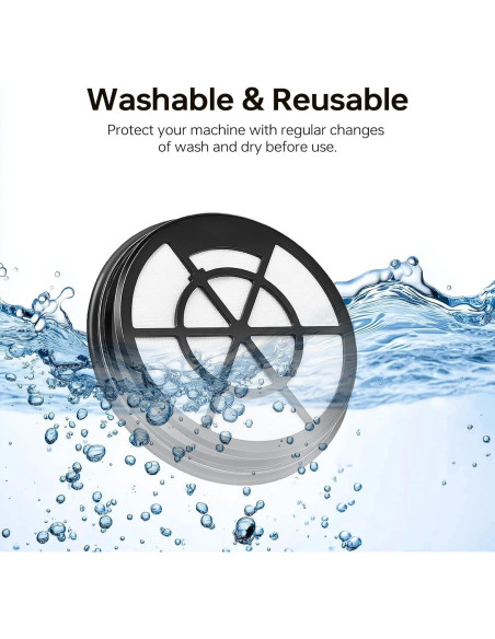 Filtro de Aspiradora Kalolado NEN110A/NEN110B/NEN110D HEPA - Paquete de 6 Filtro de Aspiradora Kalolado NEN110A/NEN110B/NEN110D HEPA - Paquete de 6