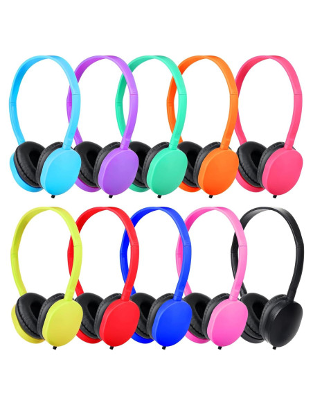 Auriculares para Niños TJZXGUI064 Paquete de 10 Multicolor 3.5mm