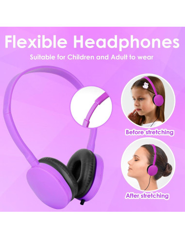 Auriculares para Niños TJZXGUI064 Paquete de 10 Multicolor 3.5mm