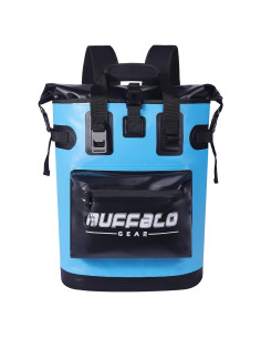 Mochila Enfriadora Aislada Buffalo Gear 18L Impermeable Azul