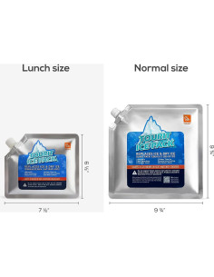 Paquete de Hielo Reutilizable TOURIT 5 Unidades 19x16 cm 2