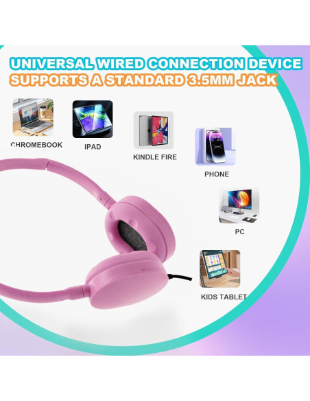 Auriculares para Niños ZHENWAY 5 Paquete Conector 3.5mm