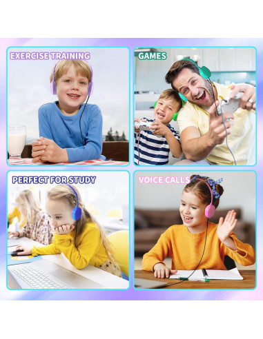 Auriculares para Niños ZHENWAY 5 Paquete Conector 3.5mm