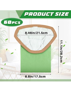 30 Micro Filtros para Aspiradora Therwen Compatible ProTeam 107314 2