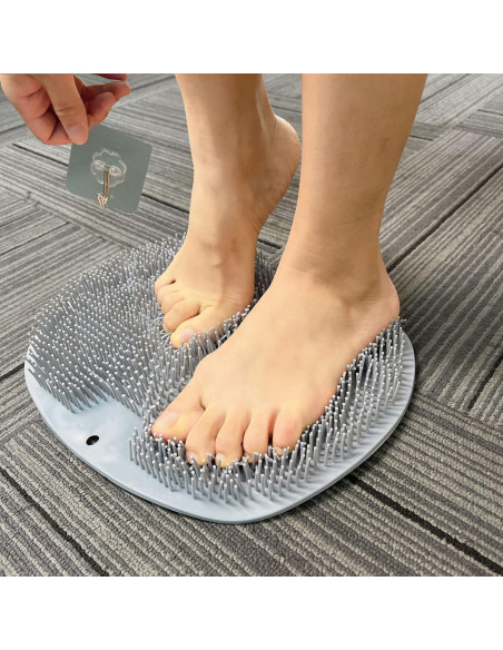 2PACK Alfombrilla Exfoliante para Pies SZZYXD con Ventosas 27.7x20cm