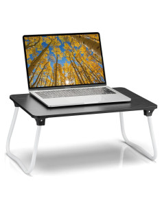 Mesa de Regazo Plegable Ruxury Soporte para Laptop Negro