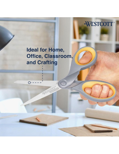 Tijeras de Titanio Bonded Westcott 20 cm, Paquete de 4