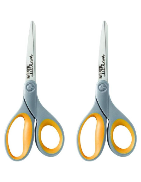 Tijeras de Titanio Bonded Westcott 20 cm, Paquete de 4