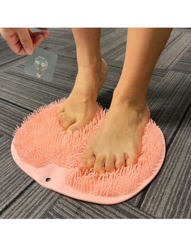 2PACK Alfombrilla Exfoliante para Pies SZZYXD con Ventosas 27.7x20cm