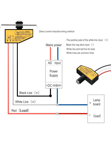 Interruptor Fotoeléctrico DC 12V 24V 36V 48V Landhoow - 2 Piezas