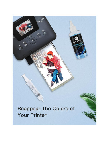 Kit de limpieza de cabezales de impresora Mars Online 100ML