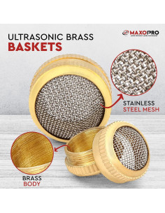 Cesta de Limpieza Ultrasónica MaxoPro - Juego de 2 Unidades 2