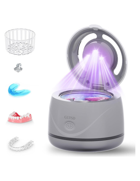 Limpiador Ultrasónico Portátil GUFSD 180ml 45kHz para Joyería