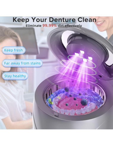 Limpiador Ultrasónico Portátil GUFSD 180ml 45kHz para Joyería