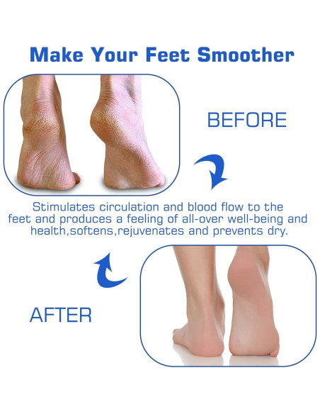 2PACK Alfombrilla Exfoliante para Pies SZZYXD con Ventosas 27.7x20cm