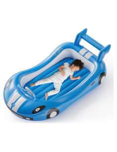 Cama Inflable para Niños QPAU JY001A Azul, 202x115 cm