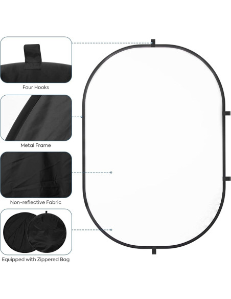 Fondo de Fotografía Reversible 2 en 1 SEDGEWIN 1.83x2.00m