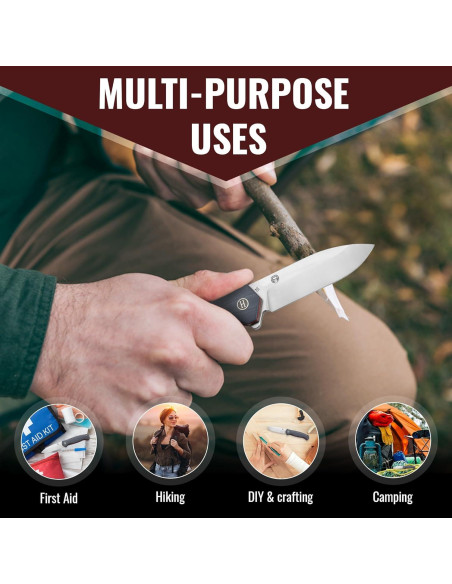 Cuchillo Plegable de Supervivencia Holtzman's Gorilla 22cm G10 Cuchillo Plegable de Supervivencia Holtzman's Gorilla 22cm G10