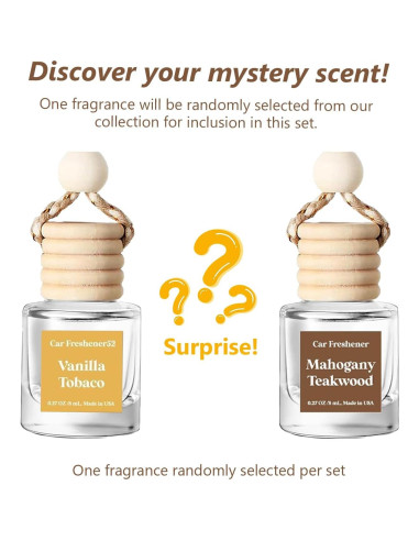 Difusor de Ambientador para Auto HoogaLife HGN822 6 Paquete Vainilla