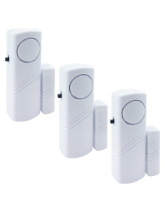 Alarma Inalámbrica Hiistar para Puerta y Ventana 90dB - Paquete de 3