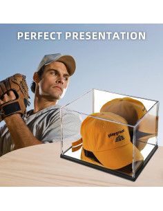 Caja de exhibición de sombreros acrílica ZSN 25.9x20.8x17.8 cm 2